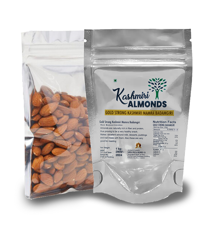 KASHMIRI ALMONDS-MAMRA (1 Kg)